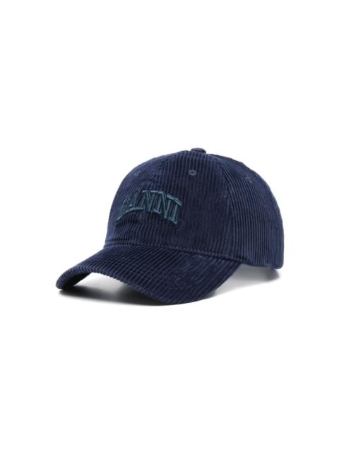 GANNI corduroy cap
