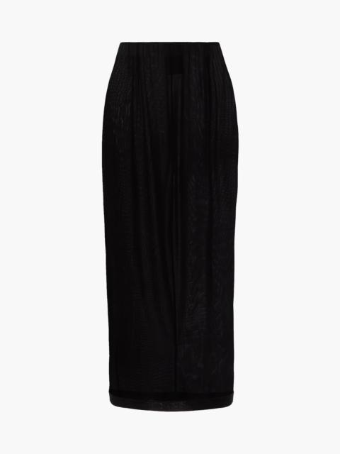 WARDROBE.NYC TRANSLUCENT SKIRT MIDI