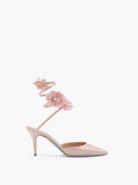 RENE CAOVILLA JOLENE POWDER PINK PUMP 80