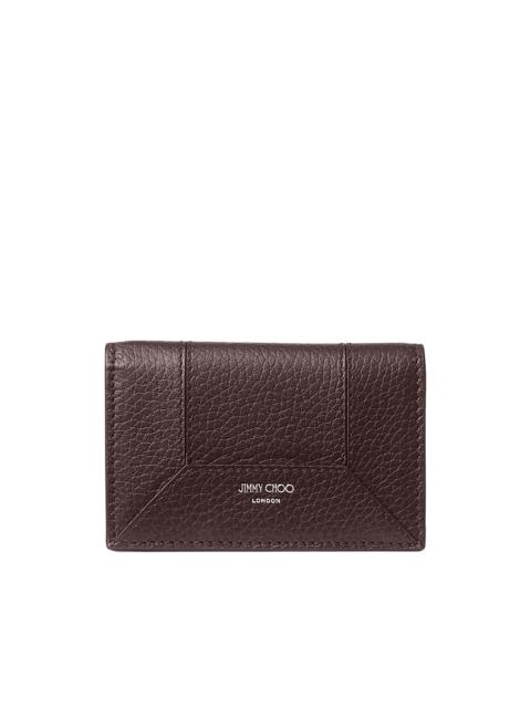JIMMY CHOO DM Nello leather card holder