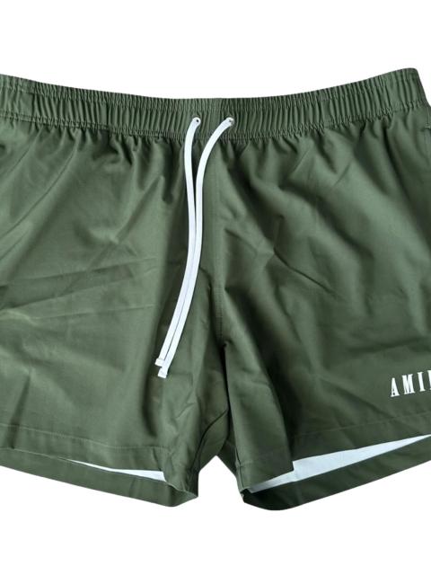 AMIRI Core Logo Swimshorts "Military Green" PS22MSB001 351 OLIV