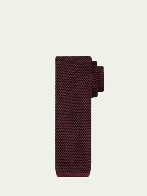 Brioni Men's Micro Motif Silk Tie