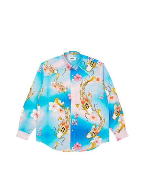 PALACE CARP SHIRT BLUE / PINK
