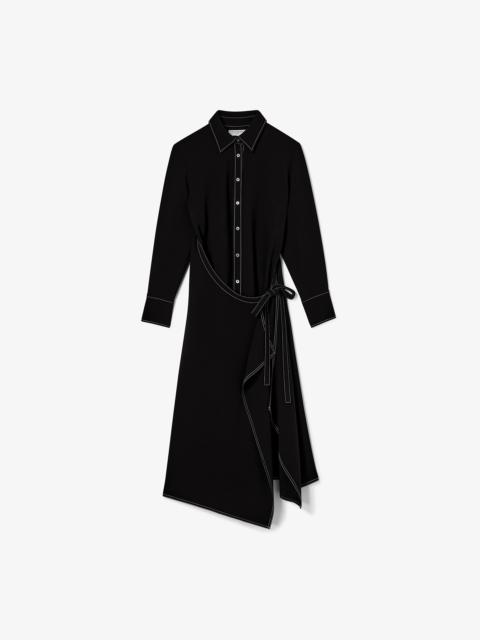 M.M.LaFleur Taka Wrap Dress - Everyday Crepe with Topstitch