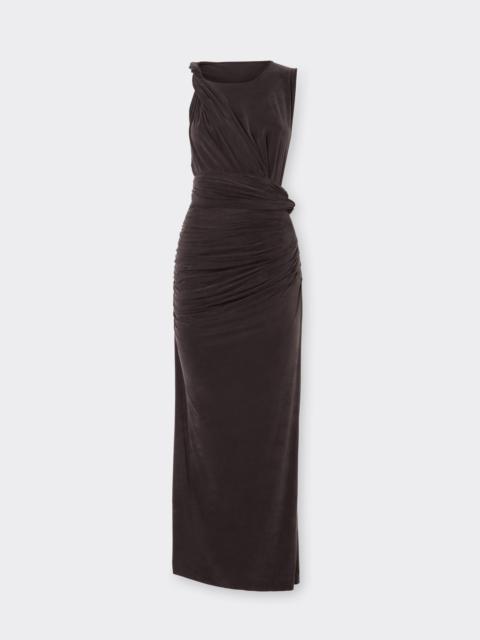 Ferrari Sleeveless Draped Dress