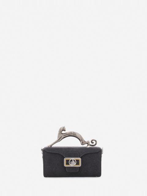 Lanvin NANO PENCIL CAT BAG IN SUEDE