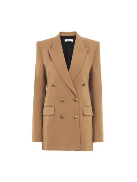 Chloé TAILORED JACKET IN WOOL GRAIN DE POUDRE