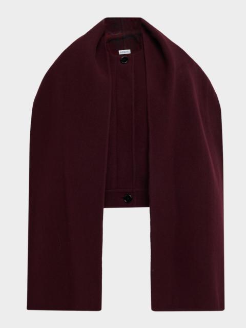 Burberry Oldbrook Single-Breasted Scarf Jacket