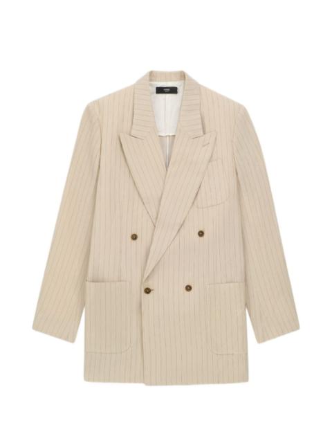 AMIRI striped double-breasted blazer