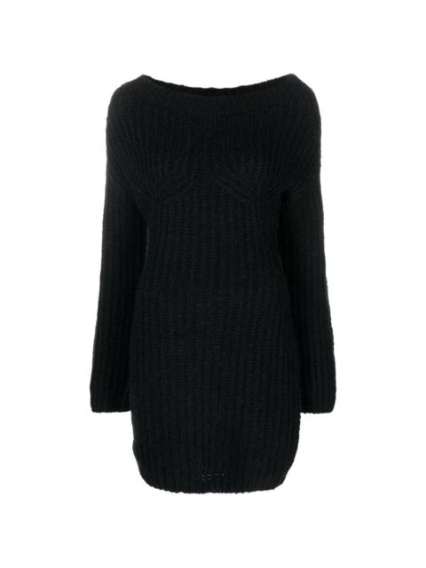 DSQUARED2 Alp off-shoulder knitted minidress