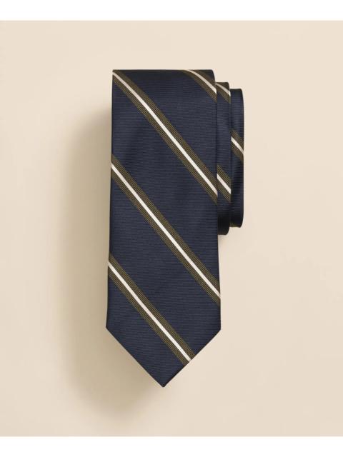 Brooks Brothers Silk Frame Striped Tie