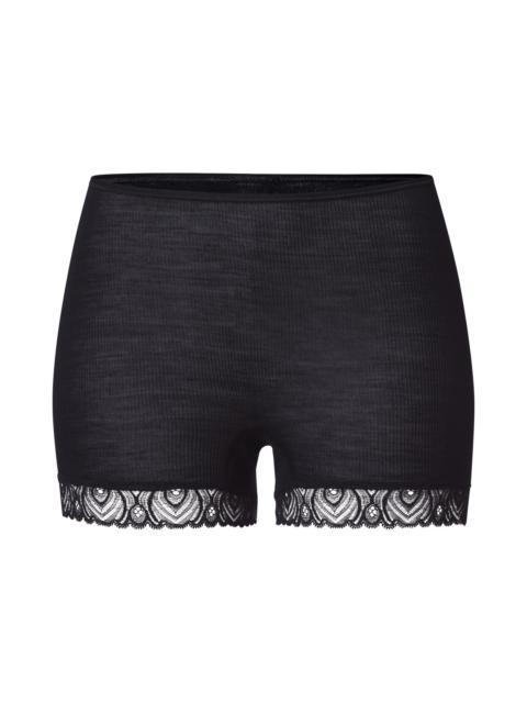 HANRO Woolen Lace Lace Trim Wool And Silk Boyleg