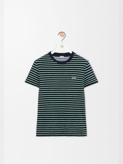 Loewe T-shirt in cotton blend terry