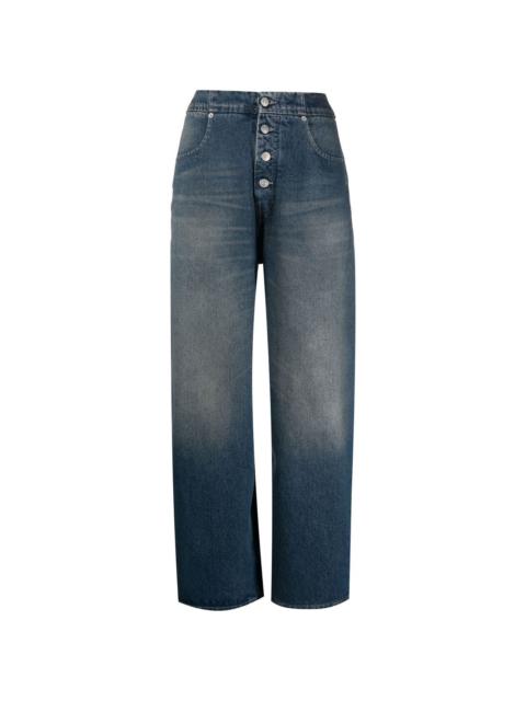MM6 Maison Margiela stonewashed straight-leg jeans