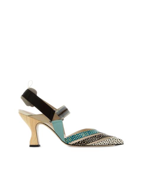 FENDI Colibri ankle-strap heeled pumps