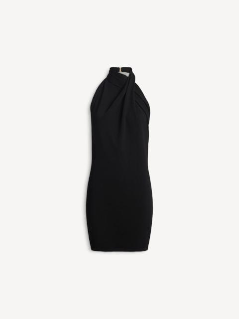 Balmain Flowing jersey open-back dress