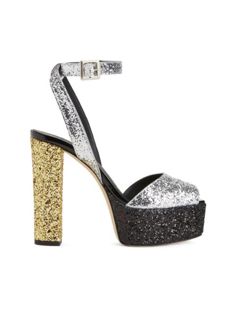 Giuseppe Zanotti Betty 140mm glitter-embellished sandals