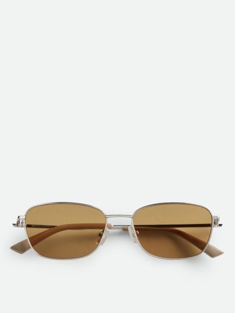 Bottega Veneta Split Rectangular Sunglasses