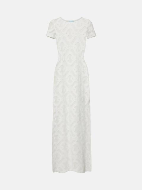 MELISSA ODABASH Briony lace maxi dress
