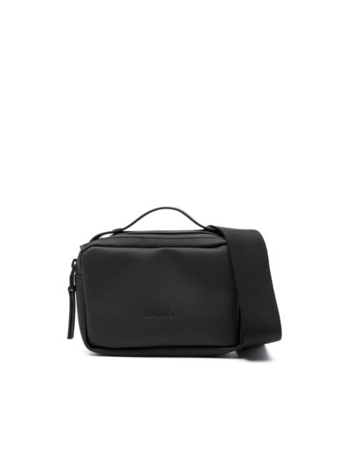 RAINS logo-debossed faux-leather shoulder bag