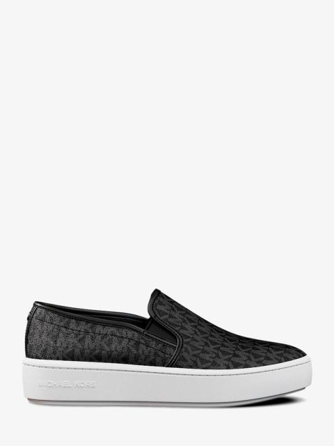 MICHAEL KORS Teddi Signature Logo Slip-On Sneaker