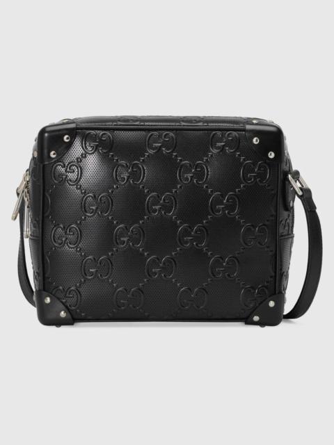 GUCCI GG embossed shoulder bag