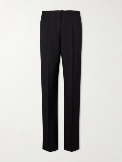 TOVE Oran crepe straight-leg pants Black