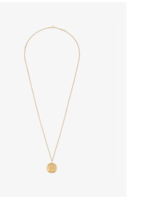 Van Cleef & Arpels Zodiaque Gemini 18ct yellow-gold medallion