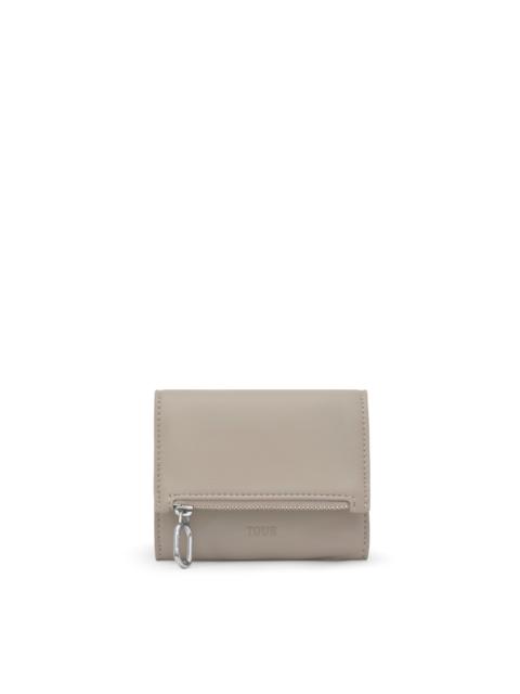 TOUS Small taupe-colored Wallet TOUS City