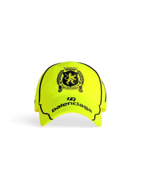 BALENCIAGA Paris Soccer Cap in Neon Yellow