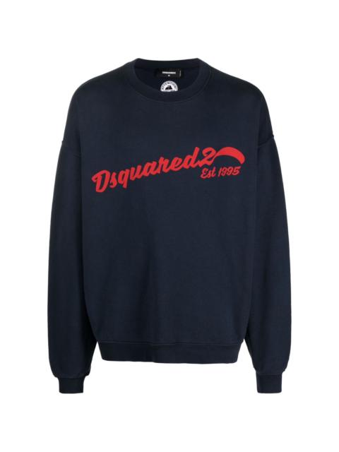 logo-print cotton sweatshirt