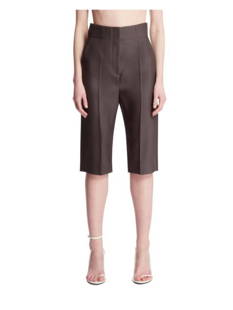 KHAITE Gray Raelle Shorts