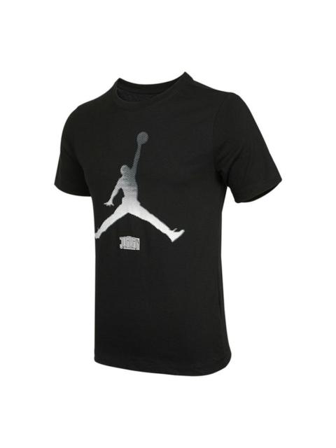 Jordan Air Jordan Jumpmanteecrew Casual Sports Breathable Printing Short Sleeve Black DO8905-010