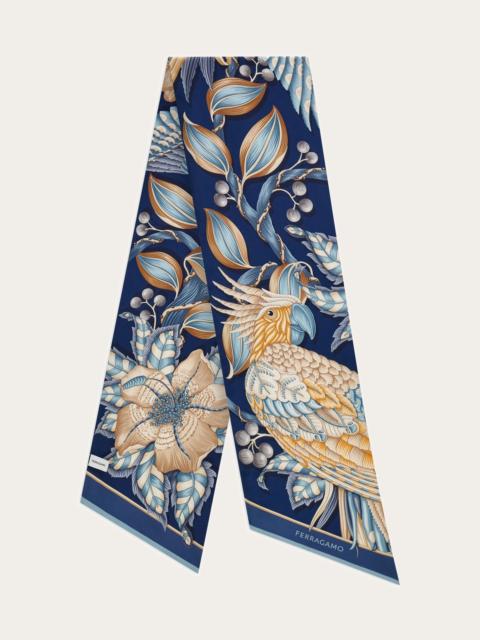 FERRAGAMO Parrots print bandeau