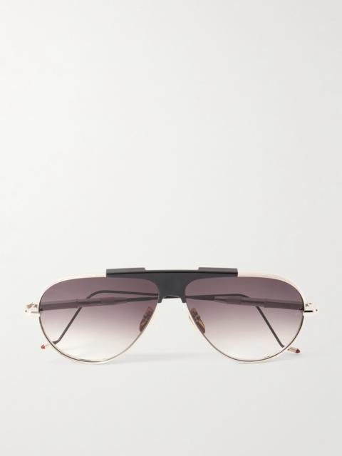 JACQUES MARIE MAGE Kyosho Daido Aviator-Style Beta Titanium Sunglasses