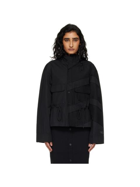 Y-3 Black Hooded Jacket