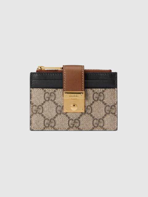 GUCCI Padlock card case wallet