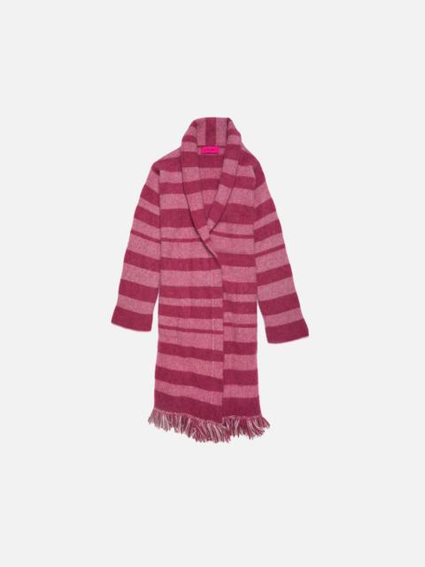 The Elder Statesman SUBWAY STRIPE WOMEN'S FRINGE ROBE