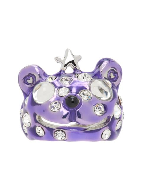 Collina Strada Purple Princess Bear Ring