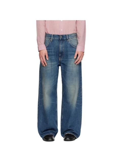 SUNFLOWER Blue Super Wide Jeans