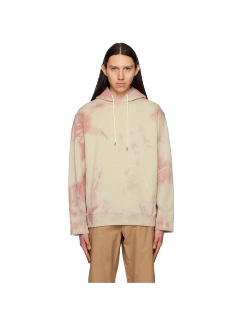 NICHOLAS DALEY Pink Tie-Dye Hoodie