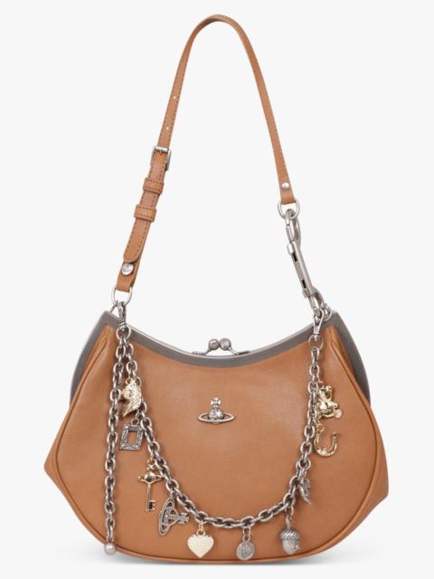 Vivienne Westwood CHARM FRAME PURSE | HONEY/SILVER/GOLD