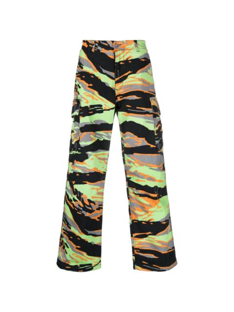 ERL graphic-print cargo trousers