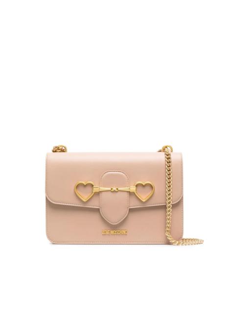 Moschino horsebit-detail shoulder bag