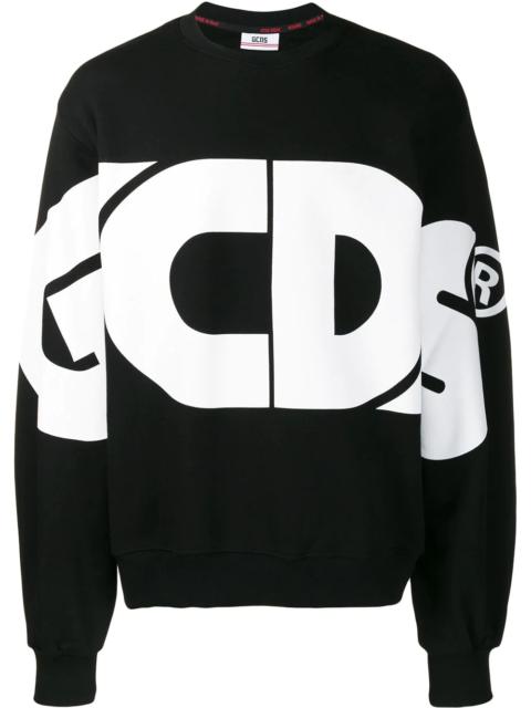 GCDS logo print sweatshirt