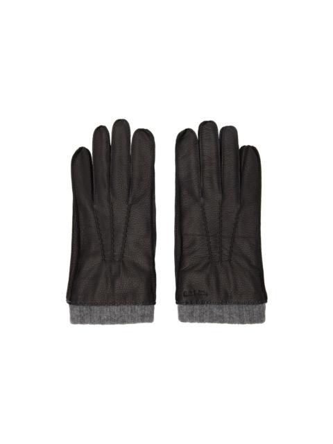 Black Deerskin Gloves