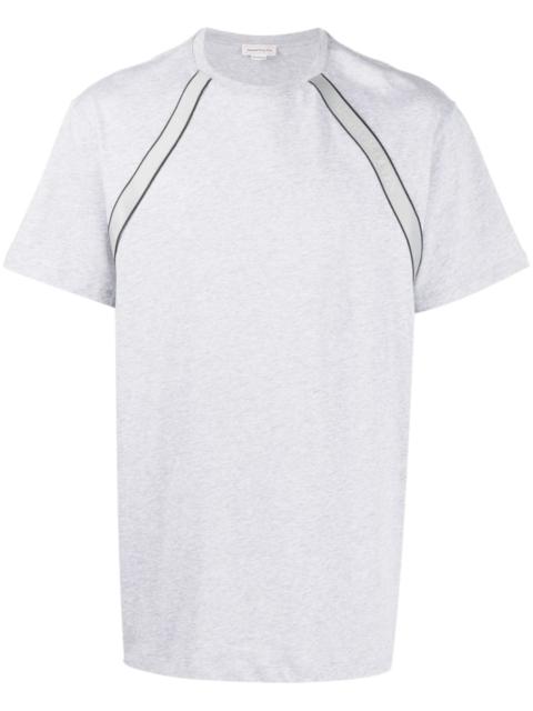 Alexander McQueen logo-tape detail T-shirt