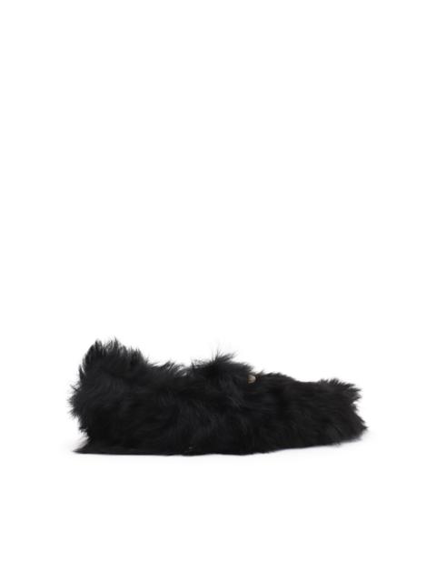 Tod's faux-fur loafers
