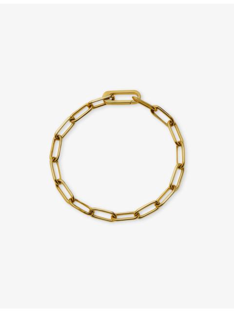 MISSOMA Classic Paperclip 18ct Gold PVD Plated Stainless-Steel Chain Bracelet