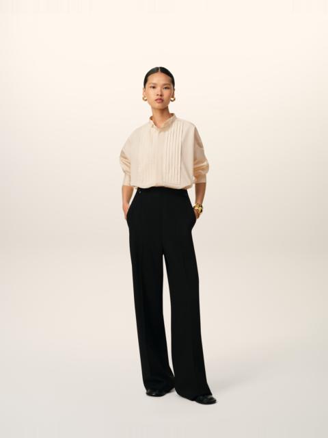 AMI Paris BEIGE COTTON OVERSIZED SHIRT